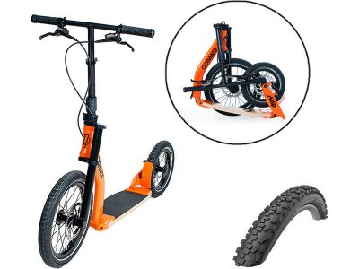 GoMate koloběžka staep TR3 Offroad oranžová