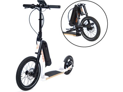 GoMate elektro koloběžka staep ER1 PLUS bílá