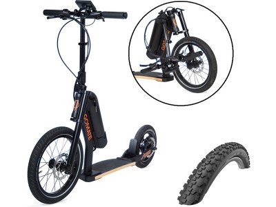 GoMate elektro koloběžka staep ER1 PLUS Offroad černá
