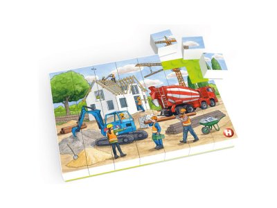 HUBELINO Puzzle - Na staveništi