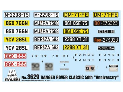Italeri Range Rover Classic (50. výročí) (1:24)
