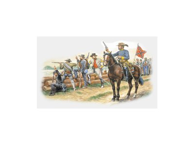 Italeri figurky - Konfederační vojsko (americká občanská válka) (1:72)