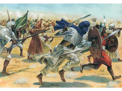 Italeri figurky - arabští válečníci (1:72)