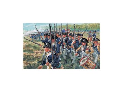 Italeri figurky - AMERICAN INFANTRY (AM.INDEP.WARS 1776 ) (1:72)