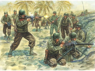 Italeri figurky německá pěchota WWII (1:72)
