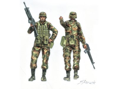 Italeri figurky - U.S. Infantry (1980s) (1:72)