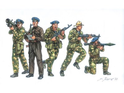 Italeri figurky - Soviet Special Forces "SPETSNAZ" (1980s) (1:72)