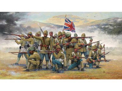 Italeri figurky - Britská pěchota a Sepoys (1:72)