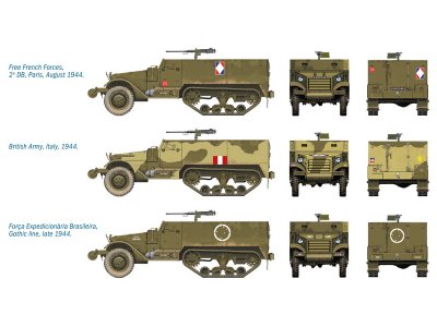 Italeri Easy Kit - M3A1 HALF TRACK (1:72)