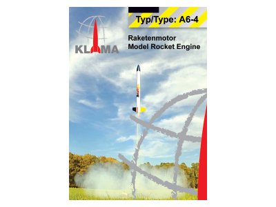Klima raketový motor A6-4 EL (6ks)