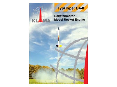 Klima raketový motor B4-0 EL (6ks)