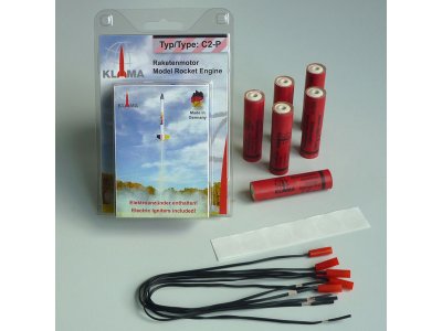 Klima raketový motor C2-P EL (6ks)