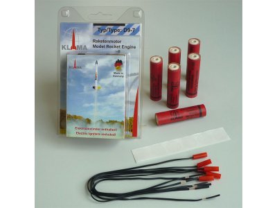 Klima raketový motor D9-7 EL (6ks)