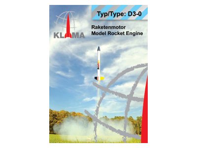 Klima raketový motor D3-0 EL (6ks)