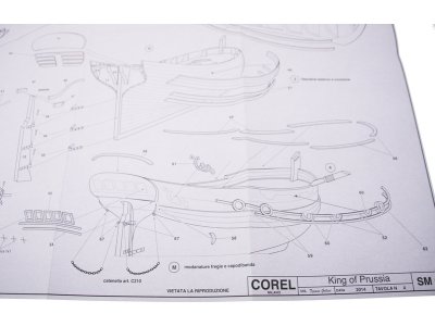 COREL King of Prussia 1777 1:42 kit