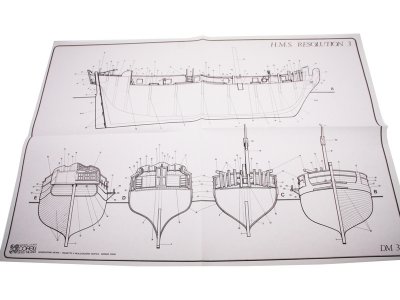 COREL H.M.S. Resolution 1700 1:50 kit