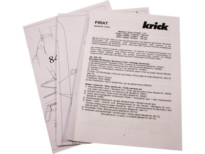 Krick Pirat plachetnice kit