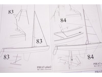 Krick Pirat plachetnice kit