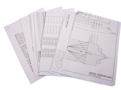 Dušek Řecká triréma 480 př.n.l 1:72 kit