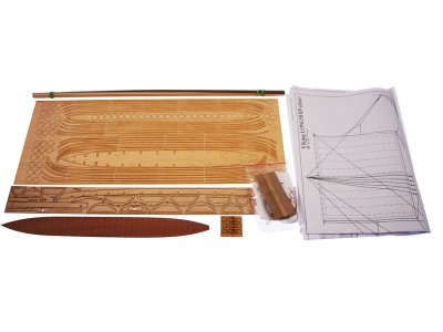 Dušek Vikingská prodloužená loď 1:72 kit