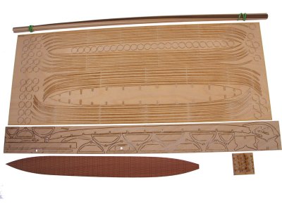 Dušek Vikingská prodloužená loď 1:72 kit