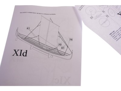 Dušek Vikingská prodloužená loď 1:72 kit
