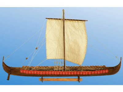 Dušek Vikingská prodloužená loď 1:72 kit