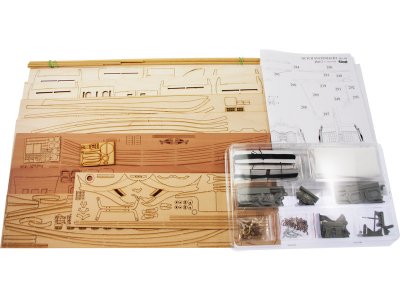 MAMOLI Holandská státní jachta 17st. 1:48 kit