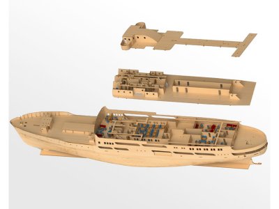 Modell-Tec MS Finnmarken 1:60 kit