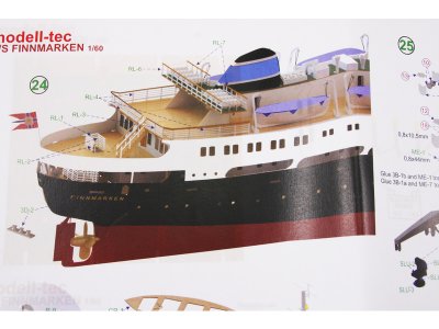 Modell-Tec MS Finnmarken 1:60 kit