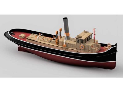 Türkmodel Liman 2 přístavní remorkér 1935 1:20 kit
