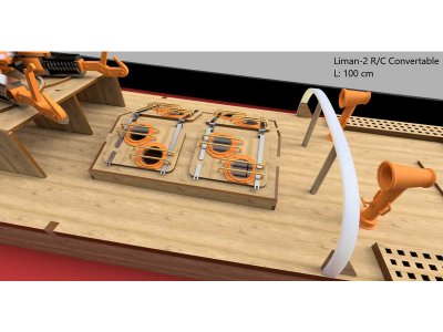 Türkmodel Liman 2 přístavní remorkér 1935 1:20 kit