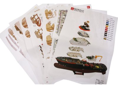 Türkmodel záchranný remorkér Nordic 1:72 kit