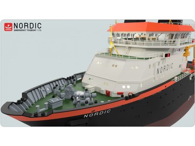 Türkmodel záchranný remorkér Nordic 1:72 kit
