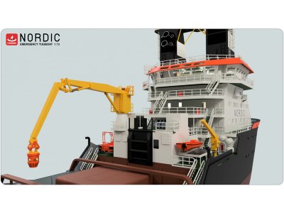 Türkmodel záchranný remorkér Nordic 1:72 kit
