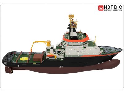 Türkmodel záchranný remorkér Nordic 1:72 kit