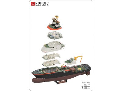 Türkmodel záchranný remorkér Nordic 1:72 kit