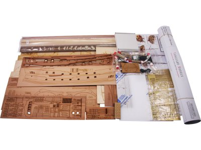 Vanguard Models Duchess of Kingston 1778 1:64 kit
