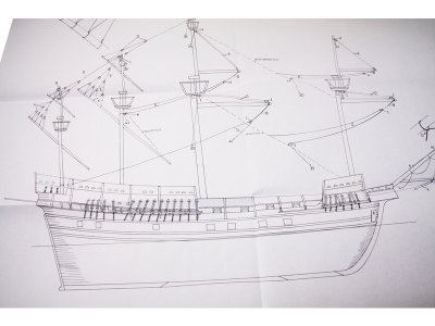 CALDERCRAFT Mary Rose 1509 1:80 kit
