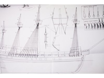 CALDERCRAFT Mary Rose 1509 1:80 kit