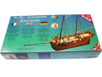 CALDERCRAFT H.M Ballahoo škuner 1803 1:64 kit