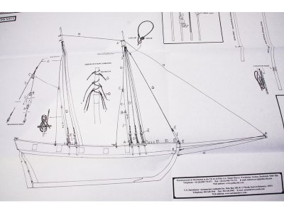 CALDERCRAFT H.M Ballahoo škuner 1803 1:64 kit