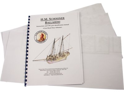 CALDERCRAFT H.M Ballahoo škuner 1803 1:64 kit