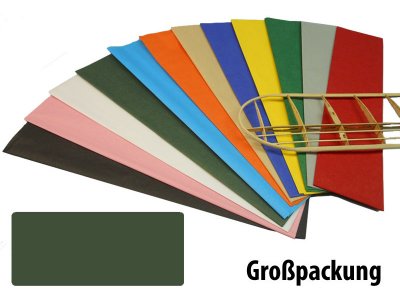 Krick potahový papír tmavě zelený 18g/m2 51x76cm (50)