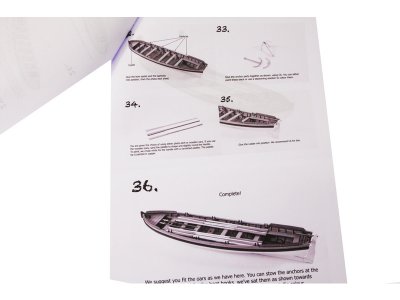 Vanguard Models Pinnace člun 28" 1:64 kit