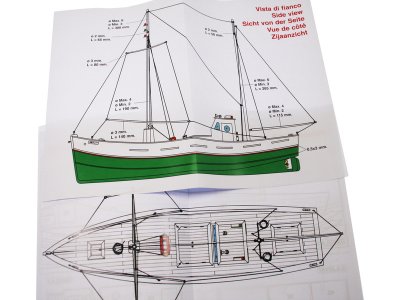 Mantua Model Rybářská loď Amalfi 1:35 kit