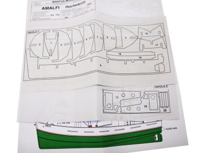 Mantua Model Rybářská loď Amalfi 1:35 kit