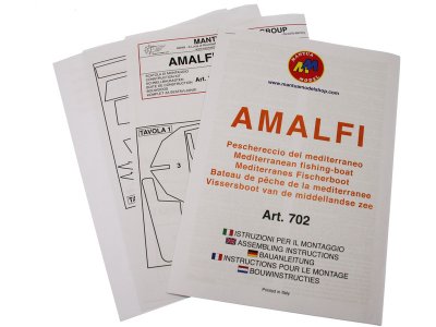 Mantua Model Rybářská loď Amalfi 1:35 kit