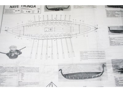 Mantua Model Vikingská loď 1:40 kit