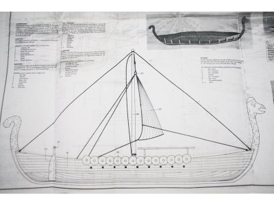 Mantua Model Vikingská loď 1:40 kit